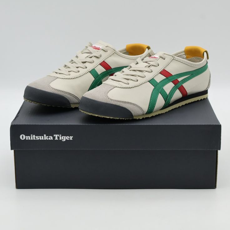 Onitsuka Tiger Mexico 66 'Birch Green Red Yellow'