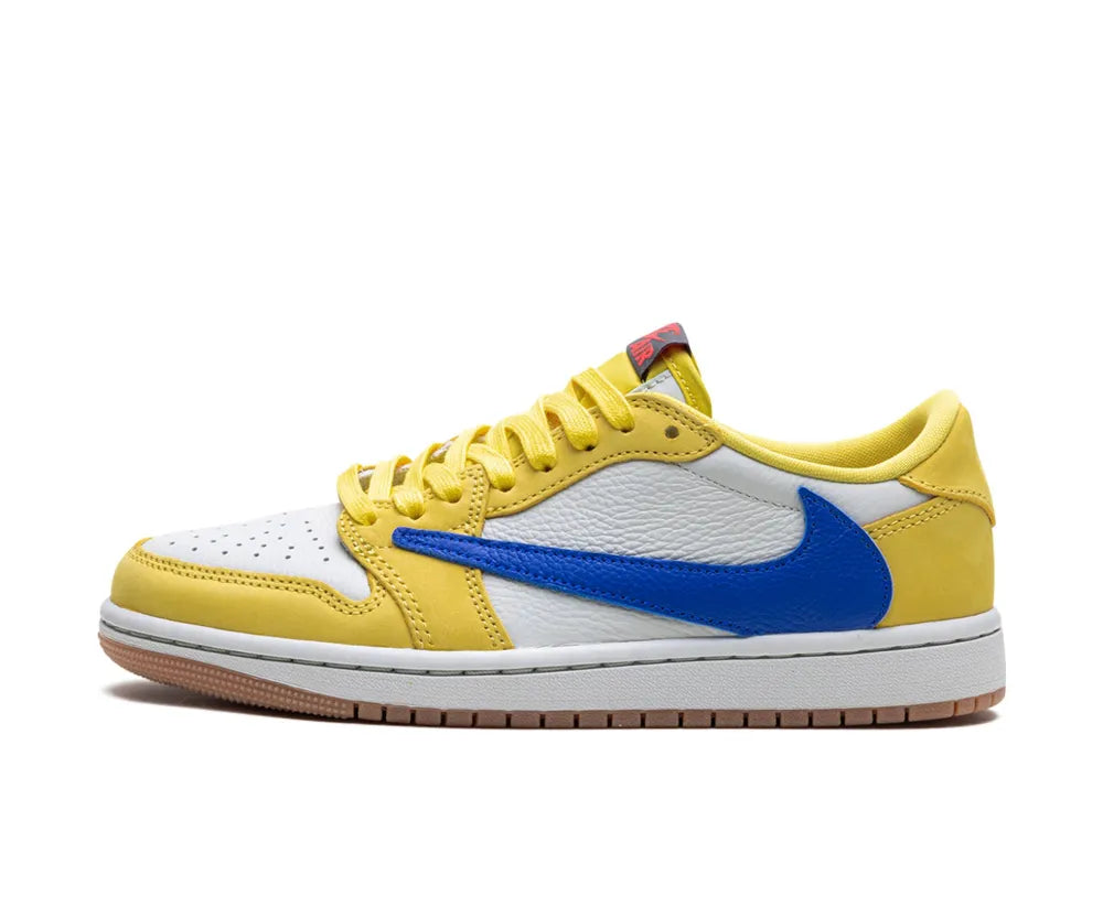 Air Jordan 1 Retro Low OG x  Travis Scott 'Canary' Sneakers