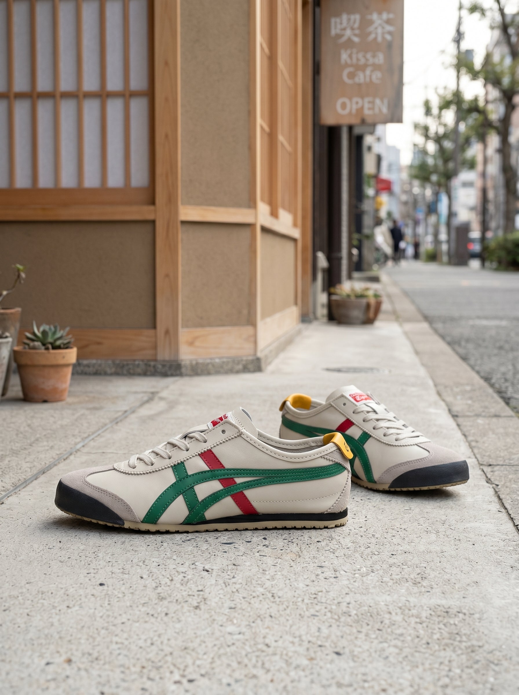 Onitsuka Tiger Mexico 66 'Birch Green Red Yellow'