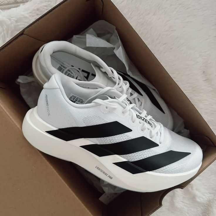 Adizero Evo SL White Black