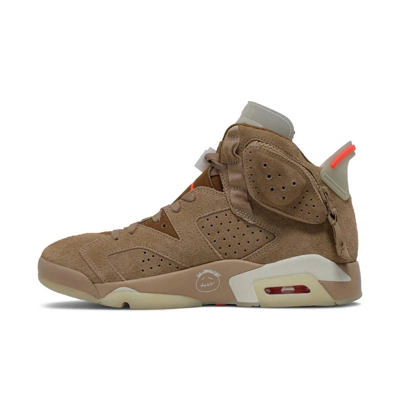 Air Jordan 6 Retro x Travis Scott 'British Khaki'