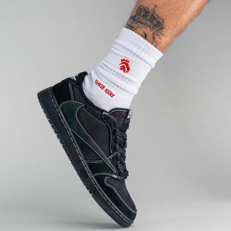 Air Jordan 1 Retro Low x Travis Scott 'Black Phantom'