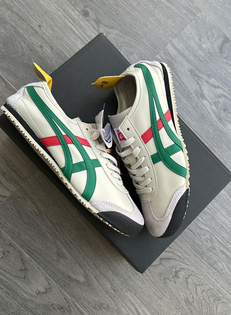 Onitsuka Tiger Mexico 66 'Birch Green Red Yellow'