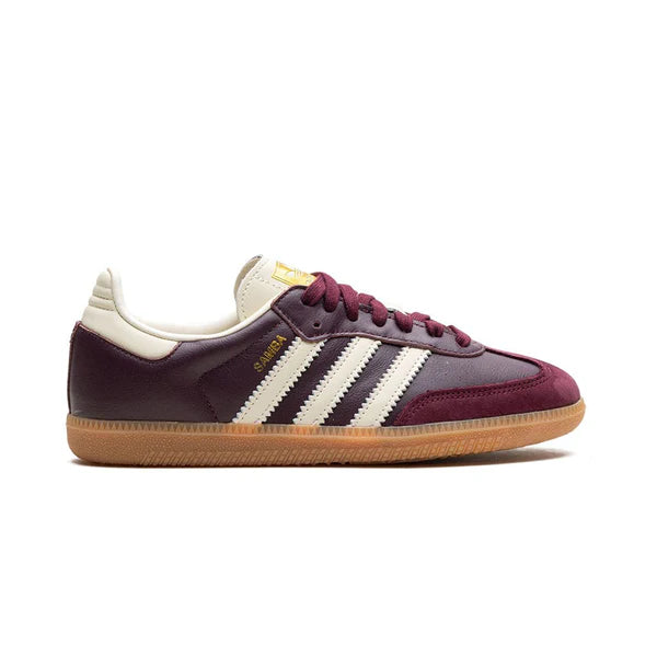 Adidas Samba OG 'Maroon Gold Metallic' Sneakers