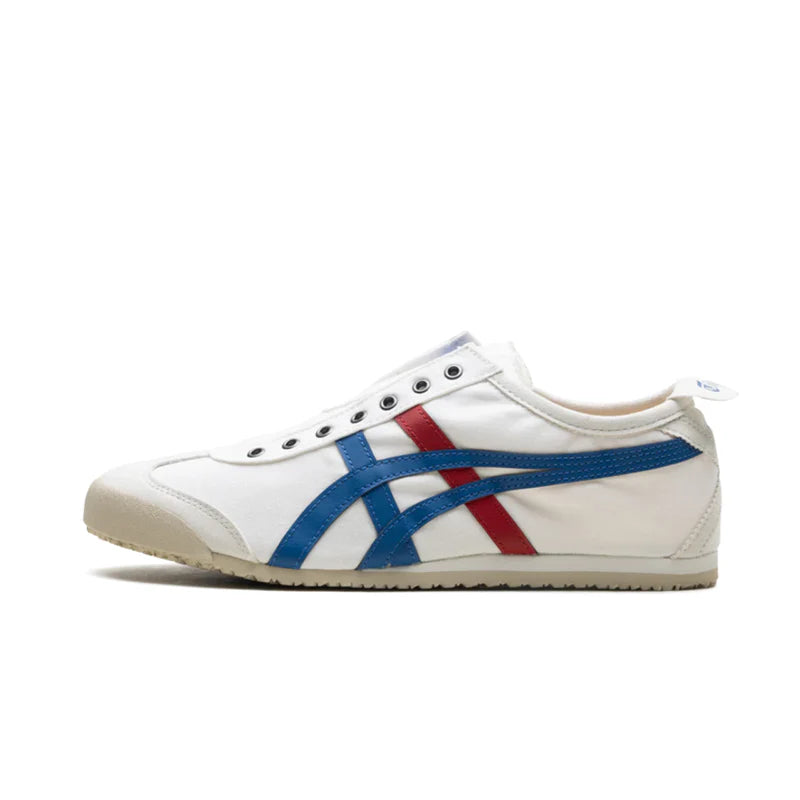Onitsuka Tiger Mexico 66 Slip On White Blue Red